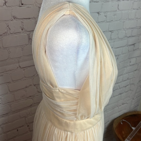 Lulus Romantic Moment Nude Mesh Maxi Dress - Picture 10 of 16